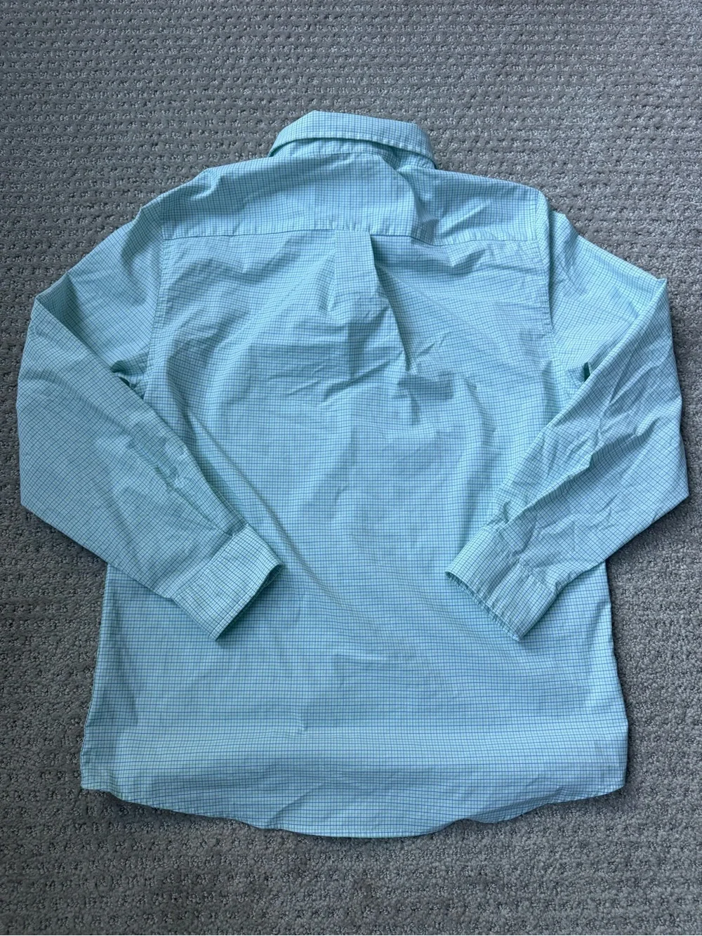 Vineyard Vines Boys Light Blue Checked Button-Down Shirt